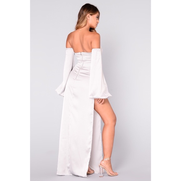 Silver FashionNova Dress - Picture 5 of 5